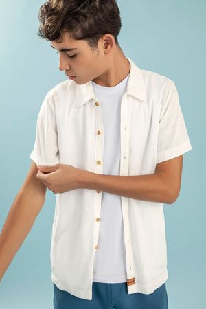 Camisa Juvenil Menino Beats Bege