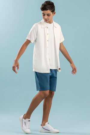 Camisa Juvenil Menino Beats Bege