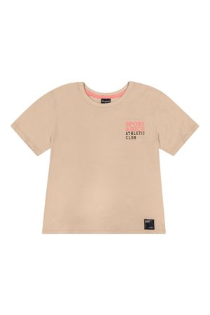 Blusa Juvenil Menina Elian Beats Bege