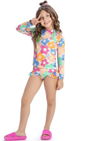 Biquini Infantil Menina Moda Praia Elian Rosa