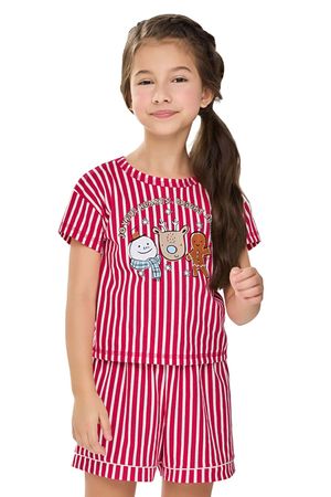 Pijama Infantil Menina Especial Natal Elian Vermelho