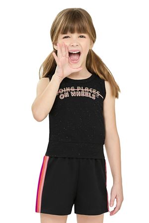Conjunto Infantil Menina Sport Elian Preto