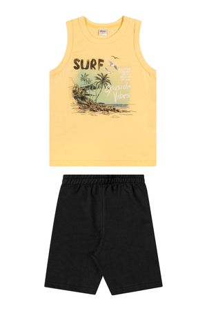 Conjunto Infantil Menino Radical Elian Amarelo