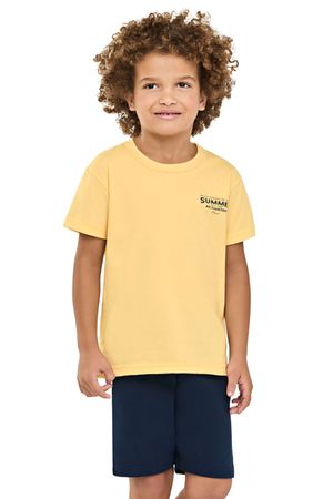 Conjunto Infantil Menino Summer Elian Amarelo