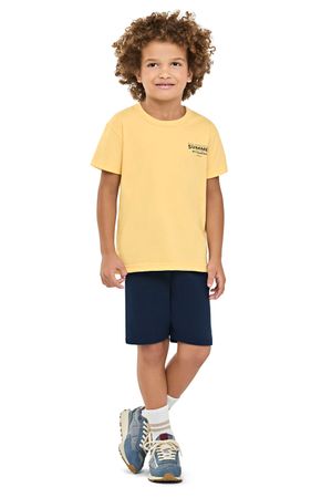 Conjunto Infantil Menino Summer Elian Amarelo