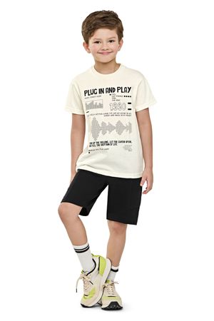 Conjunto Infantil Menino Music Elian Bege