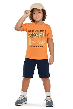 Conjunto Infantil Menino Mountain Elian Laranja