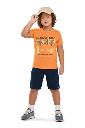 Conjunto Infantil Menino Mountain Elian Laranja