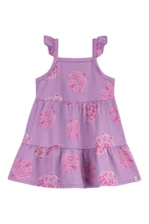 Vestido Infantil Menina Conchinhas Elian Rosa