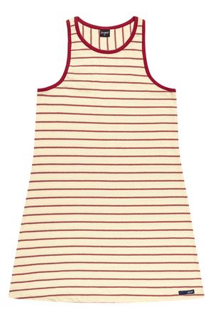 Vestido Juvenil Menina Listrado Beats Amarelo