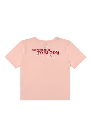 Blusa Juvenil Menina Flores Beats Rosa
