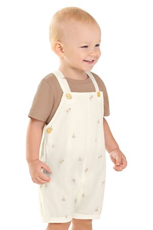 Conjunto Bebê Menino Palmeiras Colorittá Marrom