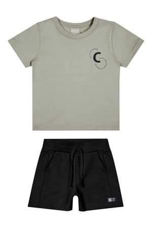 Conjunto Infantil Menino Urban Relevo Colorittá Verde