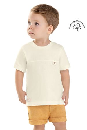 Conjunto Infantil Menino Eco Jeans Colorittá Bege