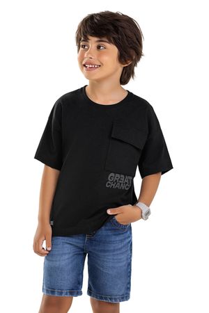 Bermuda Infantil Menino Jeans Colorittá Azul