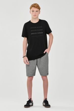 Conjunto Juvenil Menino Verão Beats Preto