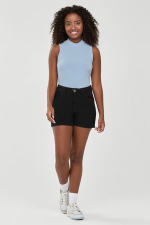 Regata Canelada Juvenil Menina Básica Beats Azul