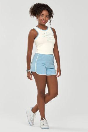 Conjunto Juvenil Menina Regata Sport Beats Azul