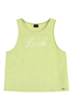 Regata Juvenil Menina Linho Listrado Beats Verde