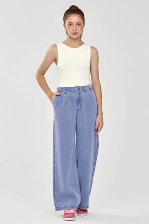 Body Juvenil Menina Canelado Beats Bege