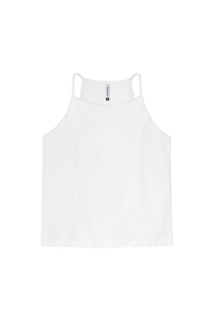 Regata Feminina Recorte Princesa Marialícia Branco