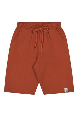 Bermuda Infantil Menino com Cordão Básica Elian Marrom