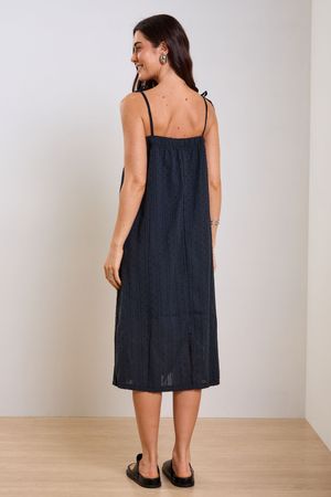 Vestido Feminino Com Forro Marialícia Preto