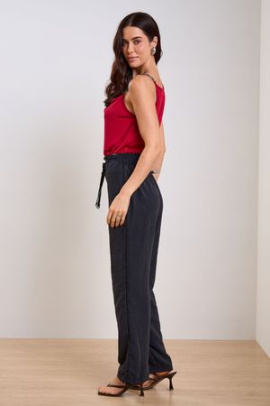 Regata Feminina Degagê Alça Com Detalhe Marialícia Vermelho