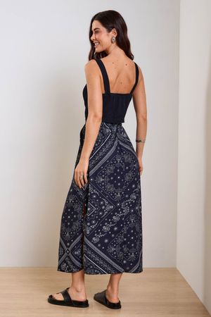 Regata Feminina Cropped Marialícia Preto