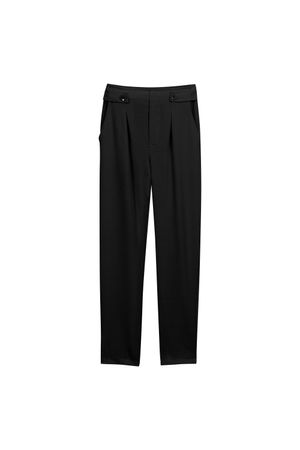 Calça Feminina Detalhe Botões Marialícia Preto