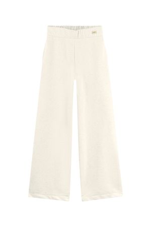 Calça Pantalona Feminino Marialícia Bege