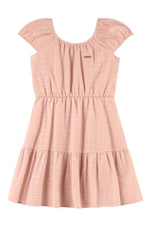Vestido Infantil Menina Tecido Trabalhado Colorittá Rosa