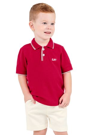 Conjunto Infantil Menino Polo Colorittá Vermelho