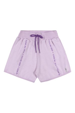 Shorts Juvenil Feminino com Elástico Beats Lilás