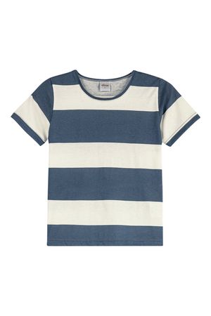 Camiseta Infantil Menino Divertida Elian Azul