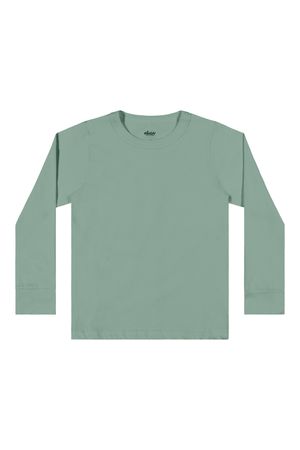 Camiseta Infantil Menino Básica Lisa Elian Verde