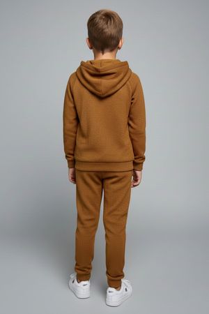 Calça Infantil Menino Moletinho Texturizado Elian Amarelo