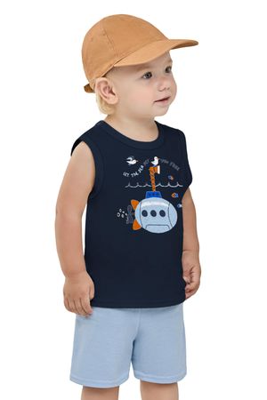 Conjunto Bebê Menino Submarino Elian Azul