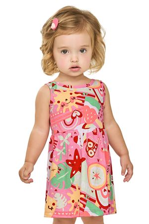 Vestido Bebê Menina Summer Elian Rosa