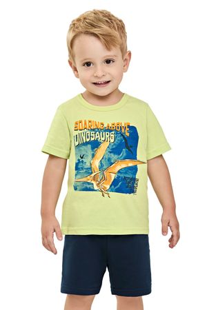 Conjunto Infantil Menino Meia Malha Elian Verde