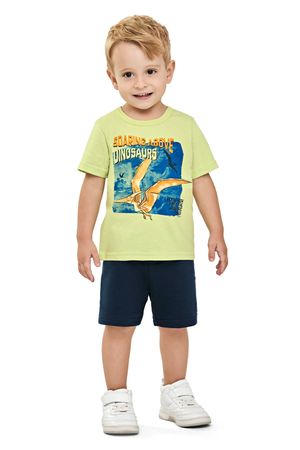 Conjunto Infantil Menino Meia Malha Elian Verde