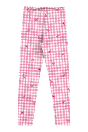 Legging Infantil Menina Estampa Delicada Elian Rosa Claro