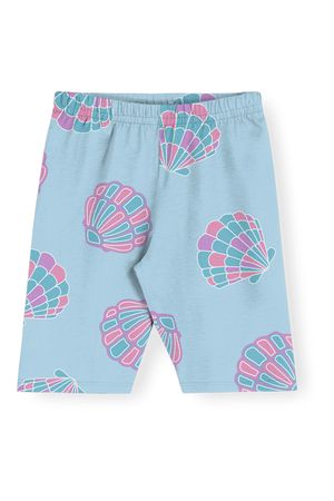 Bermuda Ciclista Infantil Menina Delicada Elian Azul