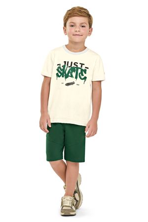 Conjunto Curto Infantil Menino Urban Elian Bege