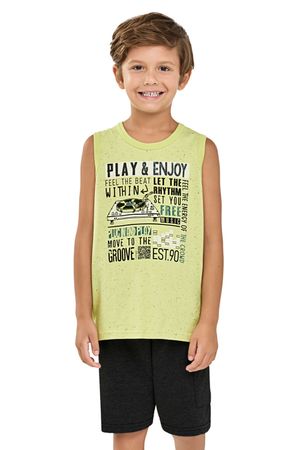 Conjunto Infantil Menino Regata Ritmos Elian Verde