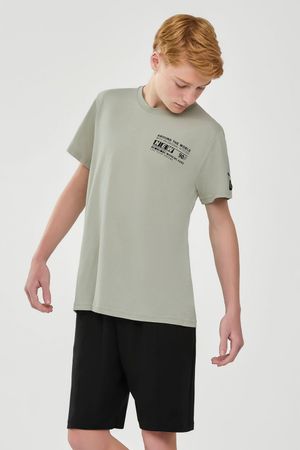 Conjunto Juvenil Menino Estampa Street Beats Verde