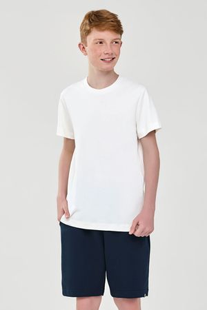 Bermuda Juvenil Menino Moletom Básica Beats Azul