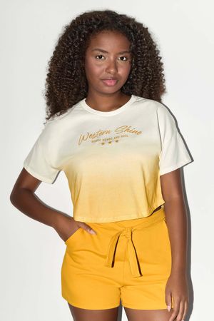 Conjunto Juvenil Menina Western Beats Bege