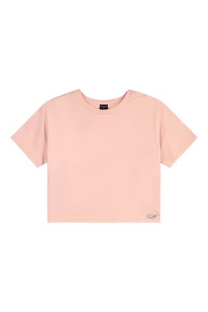 Blusa Juvenil Menina Meia Malha Básica Beats Rosa
