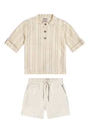 Conjunto Infantil Menino Fio Tinto Colorittá Bege
